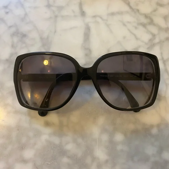 Chanel 5267 Oversized Black Gradient Sunglasses